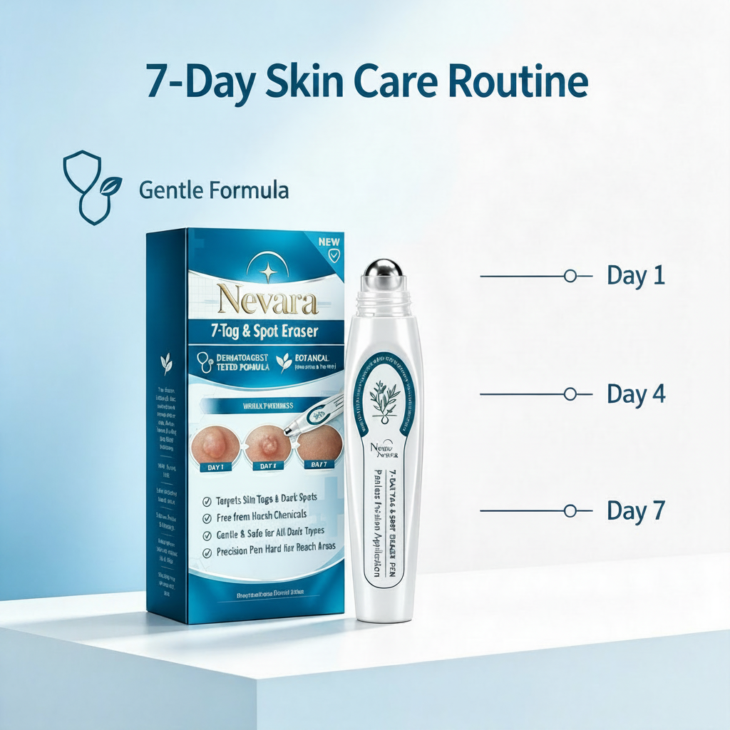 Nevara | 7-Day Tag & Spot Eraser – Gentle Botanical Skin Repair Serum